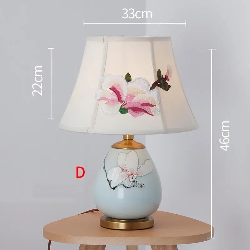 Version F Da Tavolo для гостиной, европейский стол, домашний декор, кровать, Abajur Quarto Luminaria Para El Dormitorio Lampara De Mesa, прикроватная лампа - Цвет абажура: Version F