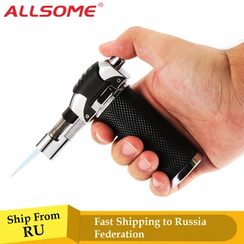 

Butane Gas Micro Jet Blow Torch Lighter Welding Burning Iron Heating Blowtorch Cooking Soldering Brazing Refillable Tool HT1181