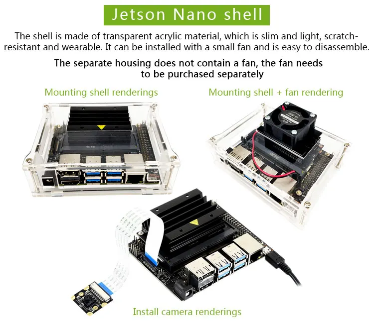 Nvidia Jetson Nano комплект разработчика linux Demo Board AI макетная плата платформа