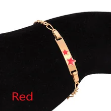 Пентакль для браслетов младенцев детей ювелирные изделия подарок Рамадан золотой браслет младенческой Pulseiras Bebe Рождество ребенка повязки Bebek Bilezik B1133