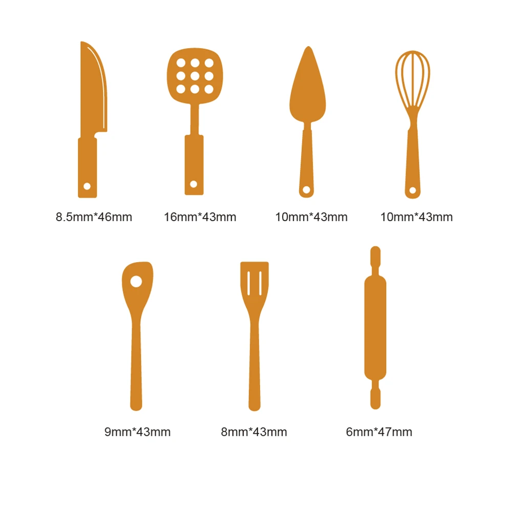 Кухонные принадлежности, металлические режущие 3D трафареты для ...