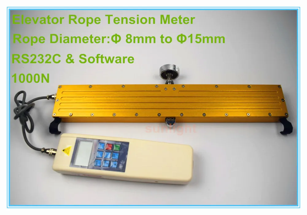 1000N Лифт подъемный кабель измеритель напряжения