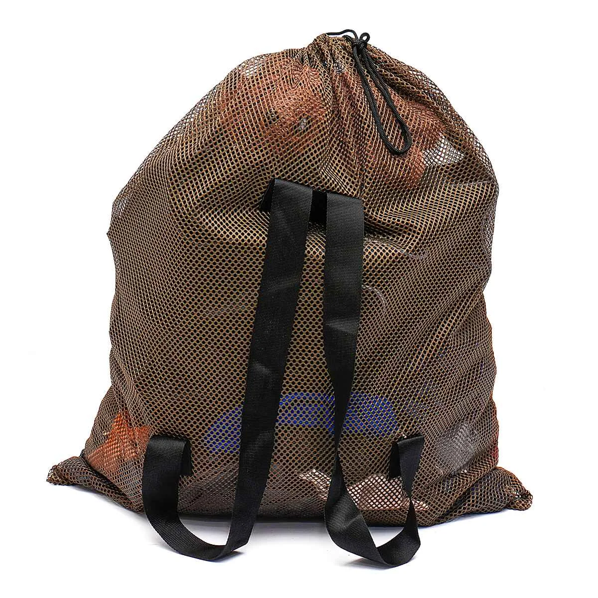 

Large Outdoor Duck Decoys Bag Mesh With Shoulder Straps Backpack Decoy Bag Carry Decoy Storage Net Bag for Hunting 120x75cm