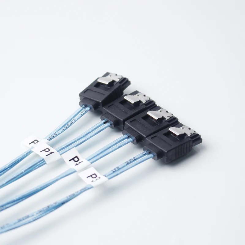 Кабель ult best Mini SAS 4 шт. SATA 7 контактный разъем на 4xSATA 6 Гбит/с кабель для хранения