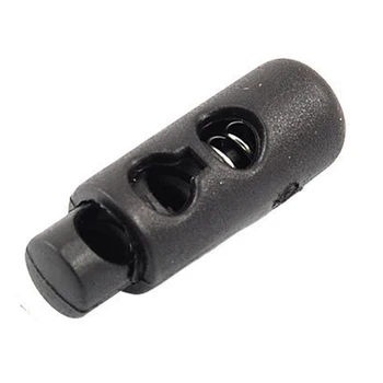 

2016 Hot Style10 x Plastic Barrel Cylinder Stoppers Toggle Cord Locks Black