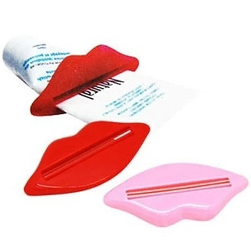 

4pcs Fashion Idea Sexy Mouth Toothpaste Cosmetics Facial Cleaner Squeezer Dispenser