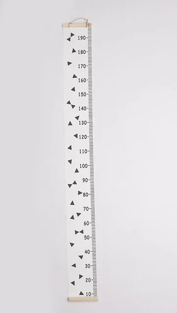 Детский игровой коврик график роста детей высота мера стены Стикеры Подставки для фотографий черный, белый цвет Nordic Детская комната украшения - Цвет: 4