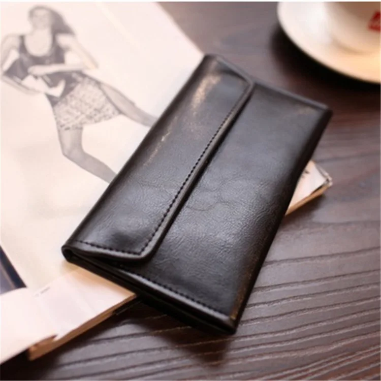 Magnetic Buckle Long Genuine Leather Women Wallet Female Clutch Bags Cow Leather Coin Purse Credit Card Holder Quality carteira Magnetic Buckle Long Genuine Leather Women Wallet Female Clutch Bags Cow Leather Coin Purse Credit Card Holder Quality carteira
