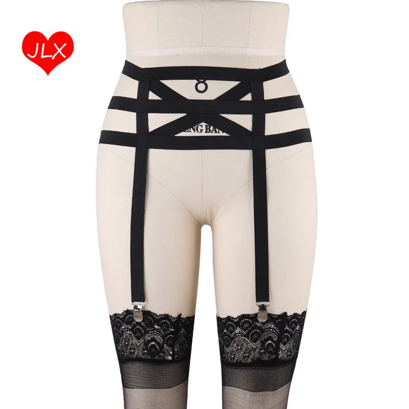 Sexy Harness Garter Belt Elastic Goth Lingerie Cage Suspender Belt
