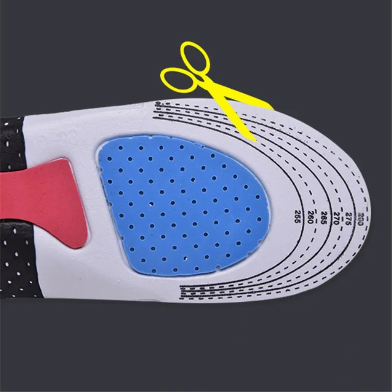 Dropshipping Unisex Sport Orthopedic Arch Support Pad Shoes Running Sport Gel Insoles Pad for Women foot care Big Size