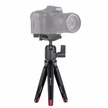 PULUZ Mini Portable Aluminum Alloy Tripod With Ball Head Gimbal Camera Tripod For Gopro Nikon Canon Sony DSLR Cameras aluminum 720 degree panoramic panorama support stand gimbal tripod pan head bag for canon nikon sony pentax dslr camera