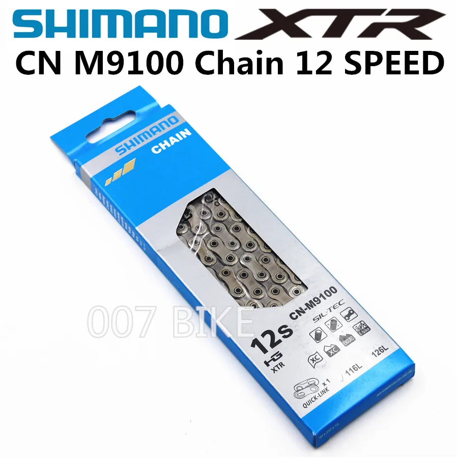 SHIMANO XTR CN M9100 цепи 12-Скорость горный велосипед инструмент для демонтажа цепи велосипеда(CN-M9100 MTB дорожный велосипед цепи