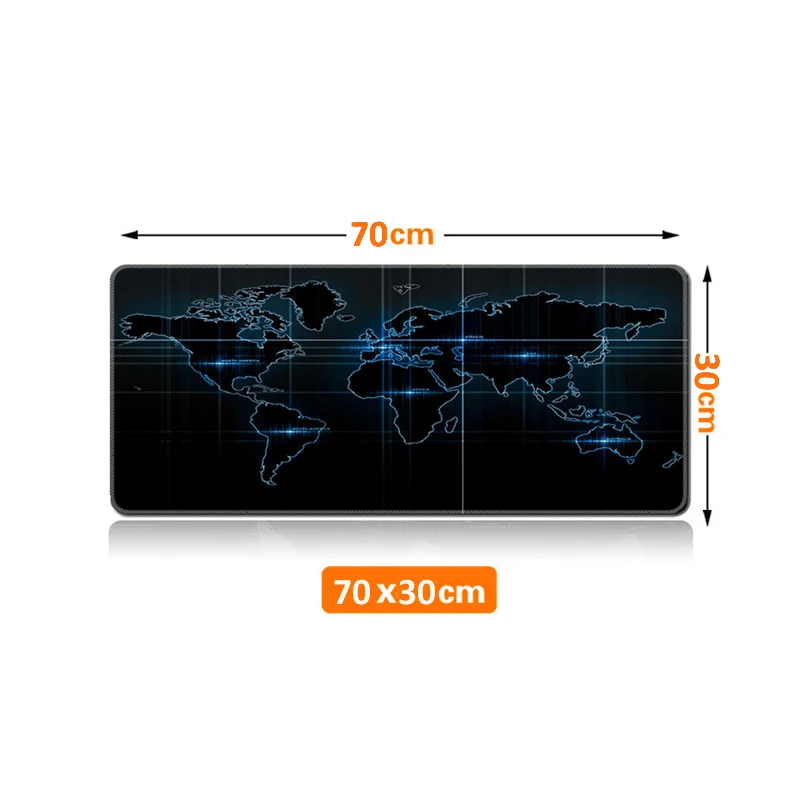 Сделайте дауэр очень большой коврик для мыши карта мира игровой коврик для мыши натуральный резиновый игровой стол коврик для мыши с коврик мыши с фиксируемым краем - Цвет: M2 30-70