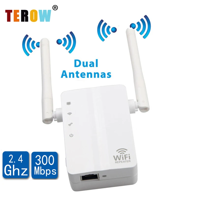 

TEROW WiFi Repeater Wireless Signal Amplifier 300M Wi-Fi Range Extander 2.4G Repetidor wifi 802.11N/B/G Signal Booster AP/WPS