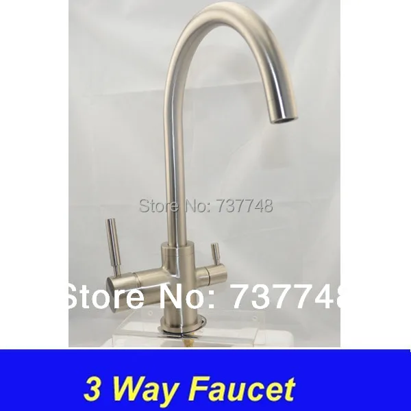 Euo Popular Franke Style Three Way Taps Water Filter Tri Flow