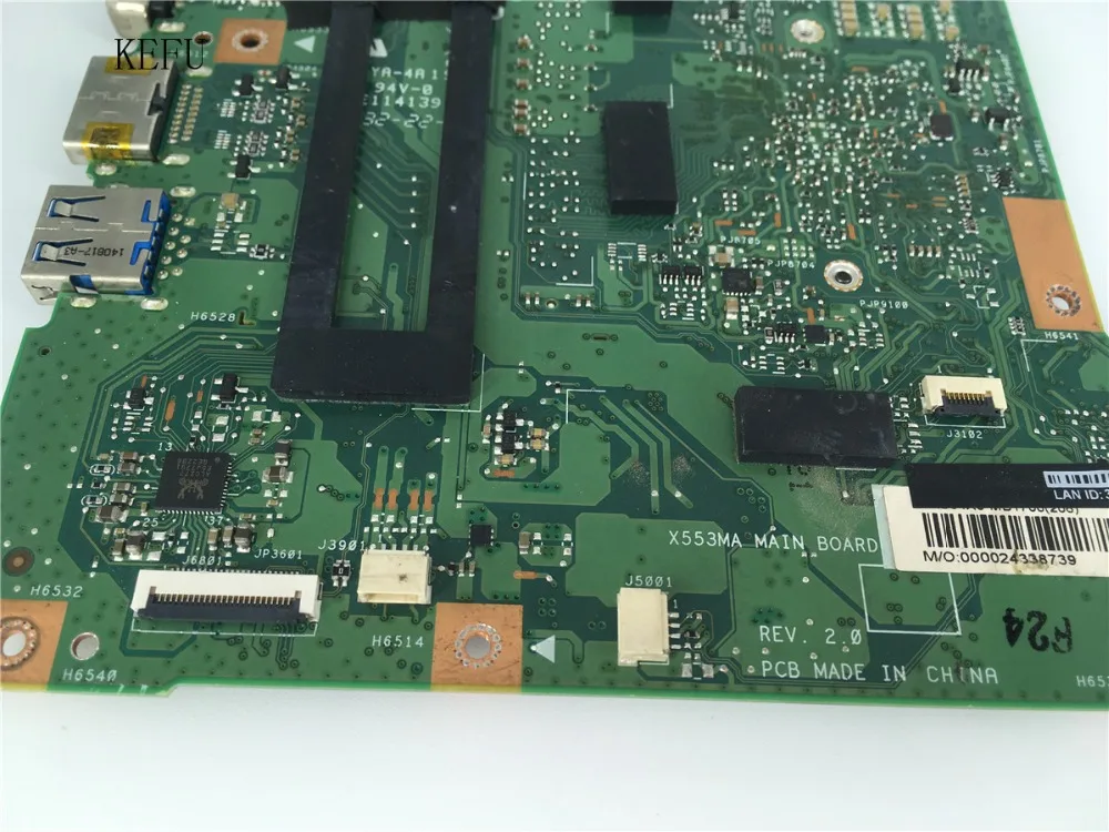 Материнская плата для ASUS A553M X503M F503M X553MA материнская ноутбука N3540 CPU REV.2.0 тест