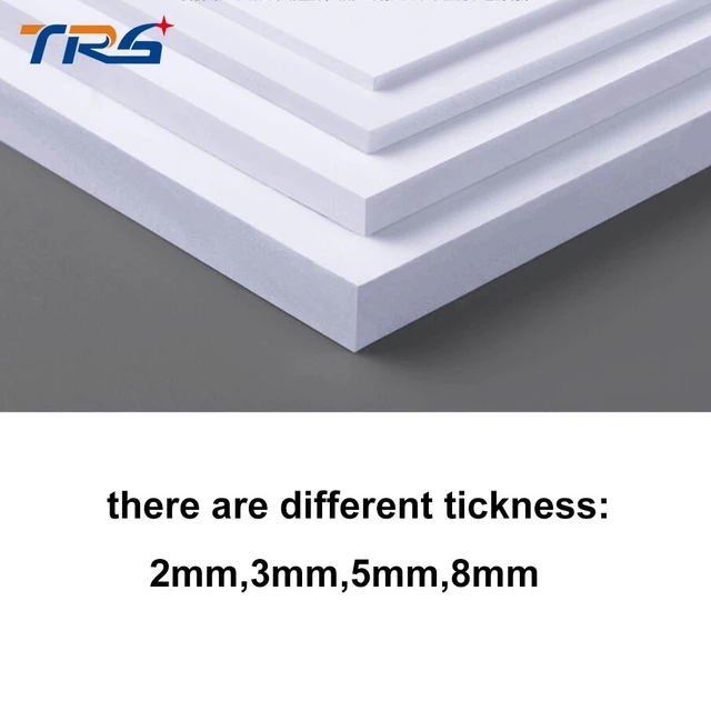 teraysun 2pcs lot 300x400mm pvc foam board plastic flat sheet board pvc foam board sheet