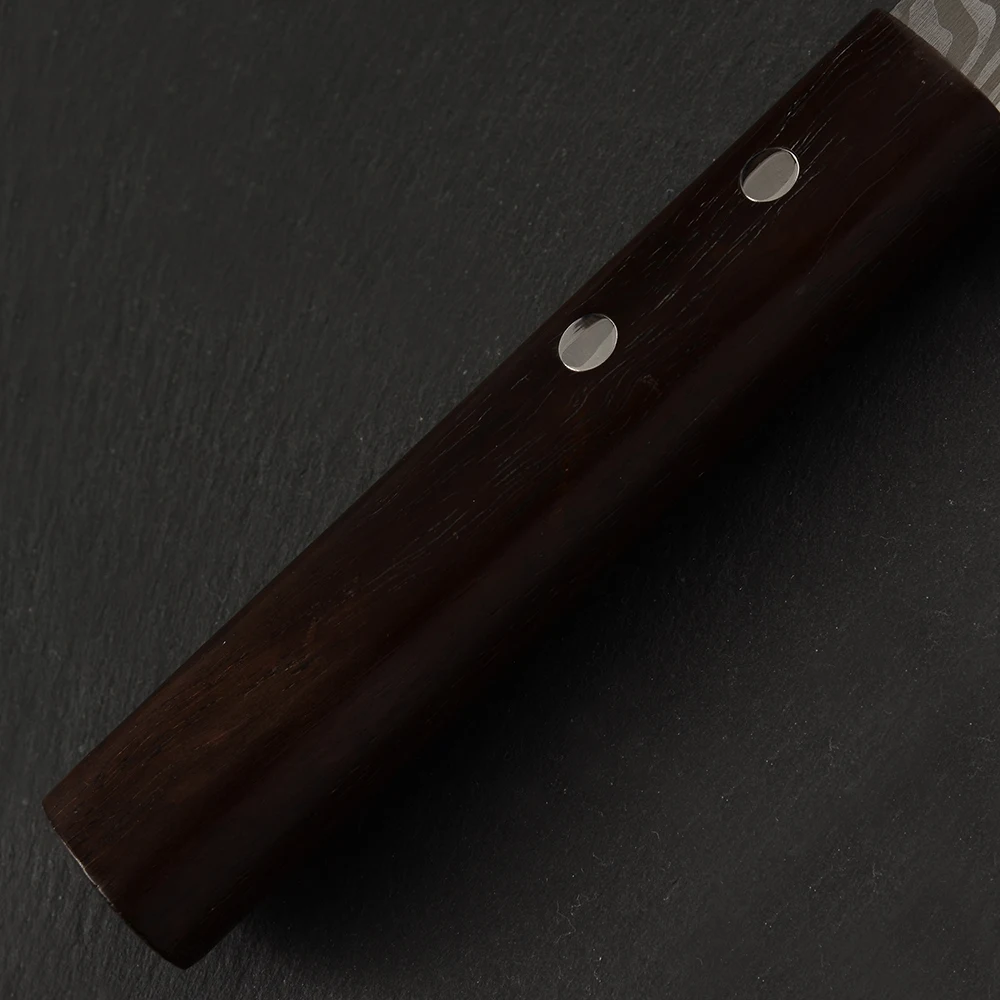 DAMASK 8 дюймовый Нож для нарезки суши сашими 7Cr17mov бритва острое лезвие поварские