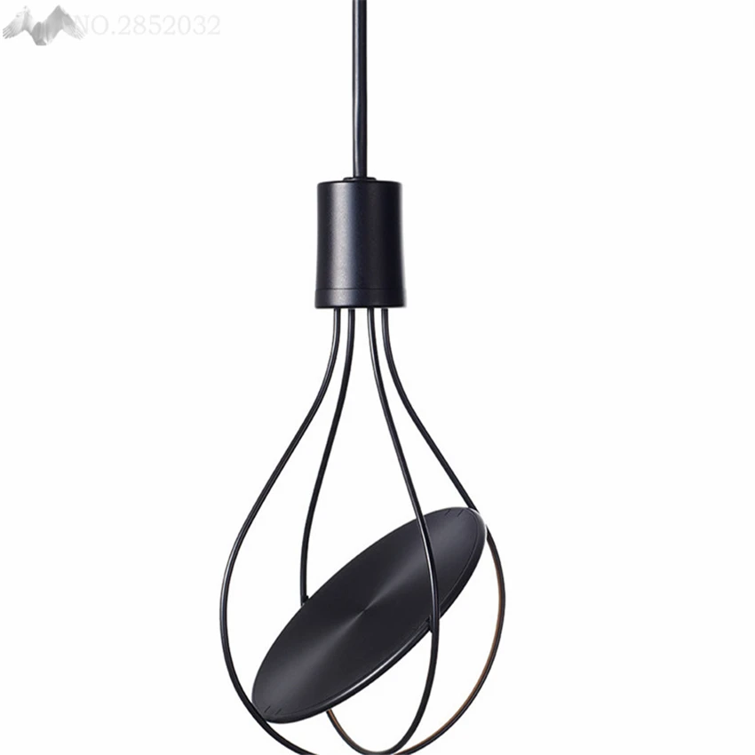 

2017 Creative modern simple chandelier hotel bar cafe bedroom office lights aluminum single head restaurant Led chandeliers