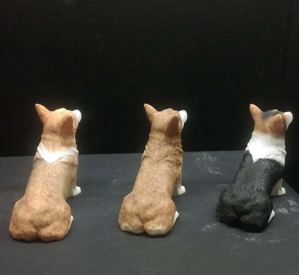 Aliexpress Buy Kawaii Resin Corgi Dog Model 9cm Home truly Awesome and Interesting dog home decor accessories for your Reference