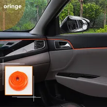 5 шт./пакет молдинги для интерьера автомобиля световая полоса