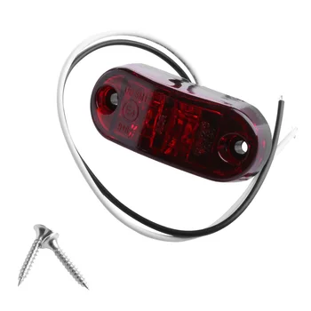 

1X 2LED Side Marker Clearance Light Lamp Car Truck Trailer Caravan 10-32V Red