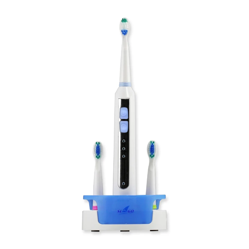 

Seago sonic Electric Toothbrush rechargeable Inductive charging Waterproof Smart timing Efficient oral cleaning 3 brush heads