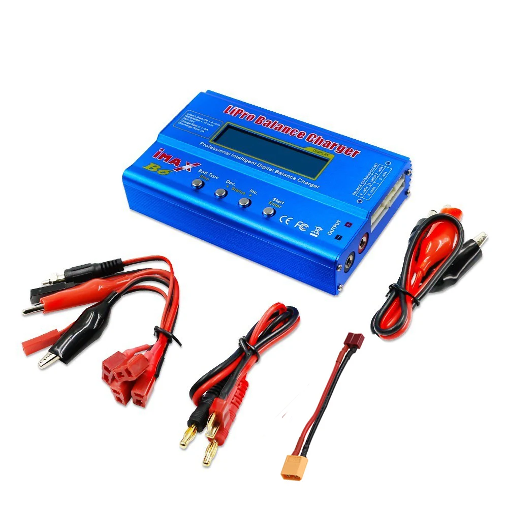 

iMAX B6 80w Drone Battery Chargers Multifunct 2S-6S Lipo Balance Charger Lipro Digital Charger For RC Battery lithium battery