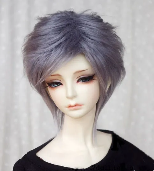 Высокое качество 1/3 1/4 1/6 Серебристые серые волосы BJD SD кукольный парик BJD SD горячая распродажа