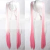 HAIRJOY Miku cheveux Cosplay perruque perruques de fête synthétiques avec 2 clips sur Double queue de cheval 8 couleurs disponibles livraison gratuite ► Photo 2/6