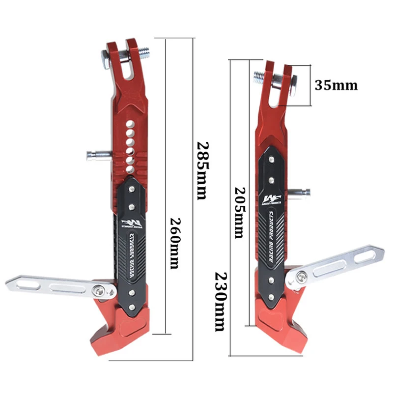 Модифицированная мотоциклетная половина с ЧПУ поддержка Kick Stand Foot Heel Brace парковка Kickstand для YAMAHA NMAX 155- N-MAX 125 150