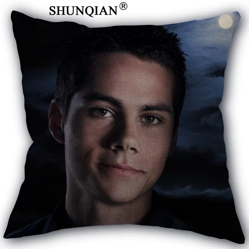 

teen wolf Pillowcase Cotton Linen Square Zippered Pillow Cover Unique Design Customize Your Picture 45x45cm one side