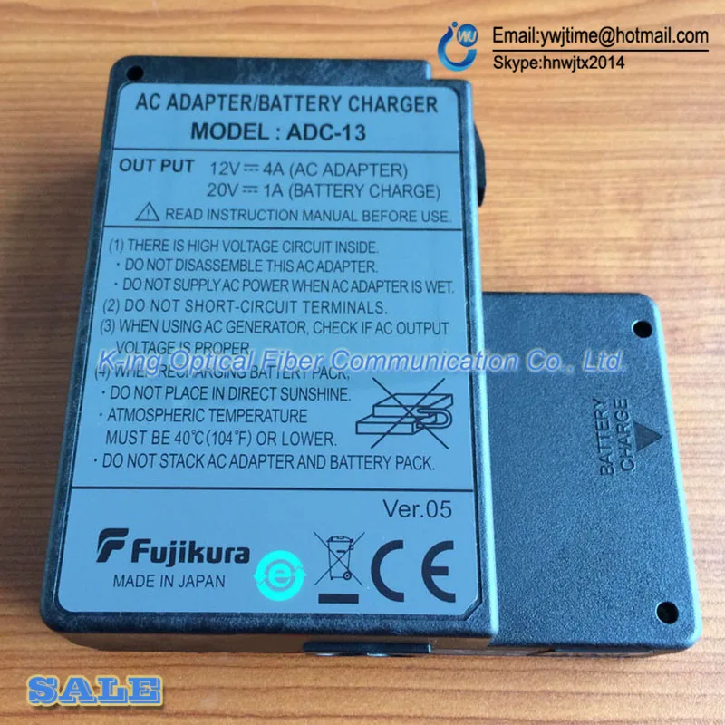 bilder für Orginal Fujikura ADC-13 AC adapter für Fujikura FSM-60S FSM-60R FSM-18S FSM-18R fusion splicer Ladegerät Adapter bilder für Orginal Fujikura ADC-13 AC adapter für Fujikura FSM-60S FSM-60R FSM-18S FSM-18R fusion splicer Ladegerät Adapter