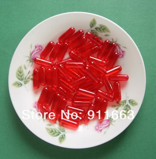 1 1,000pcs!Many Colored Empty Gelatin Capsules,size 1 capsules, empty
