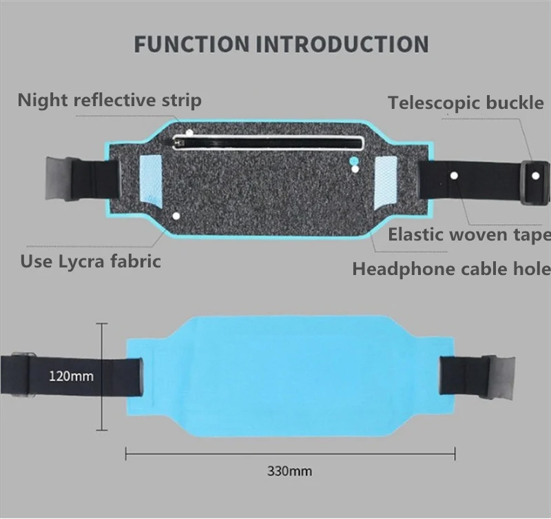 Чехол для мобильного телефона, сумка, чехол, водонепроницаемая сумка, унисекс, поясная сумка, карманы, регулируемый ремень, Спортивная Беговая сумка для телефона