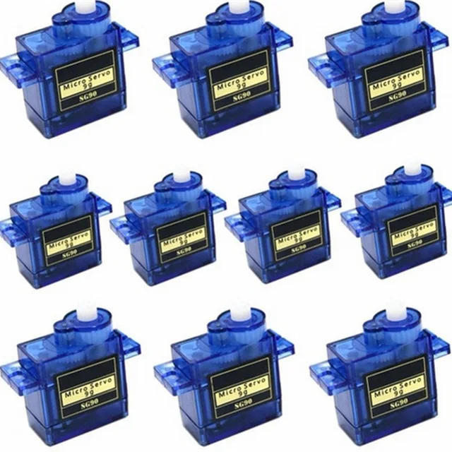5/10pcs/lot 100% NEW Wholesale SG90 9G Micro Servo Motor For Robot 6CH RC Helicopter Airplane Controls for Arduino