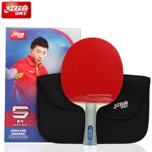 Raquette de tennis de Table professionnelle DHS 5 étoiles 5002/5006 picots tous azimuts-raquette de Ping-Pong en caoutchouc tenis de mesa tennis de table(China)