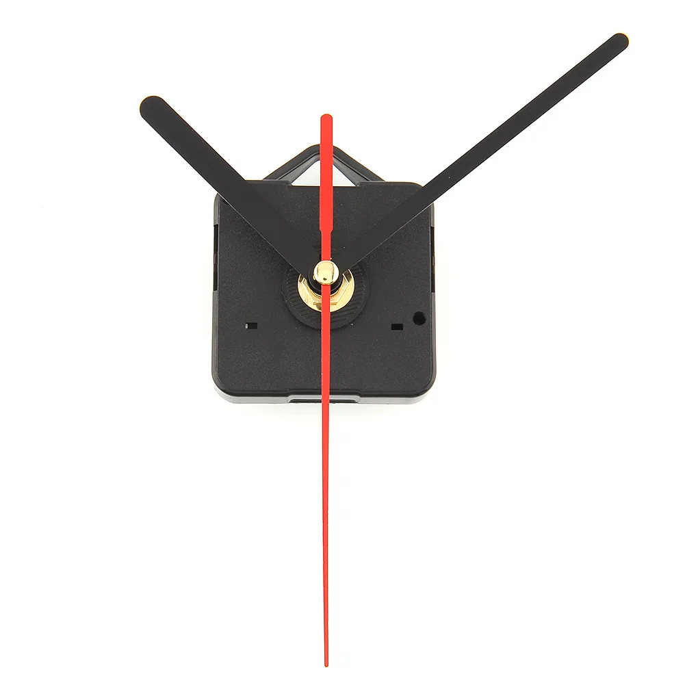 

Wall Clock DIY Clock with Black and Red Hands Quartz Tools Clock Movement Tools Set Quiet DIY Silent