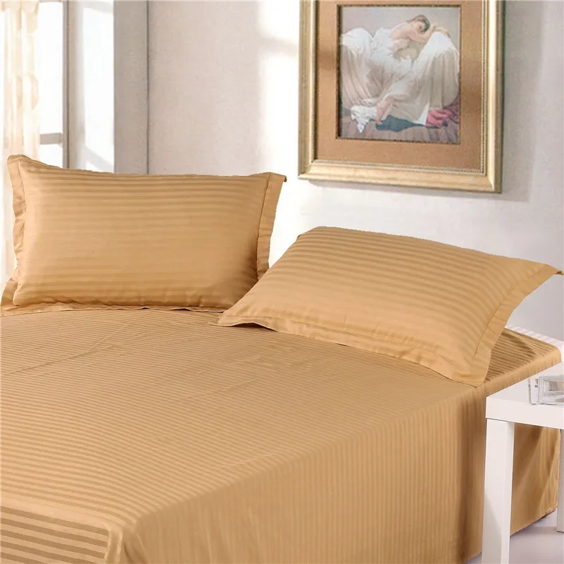 Comprar 2 piezas 100% algodón Premium raso raya cifrado tela almohada funda 50*70 cm y 70*70 cm más especificaciones