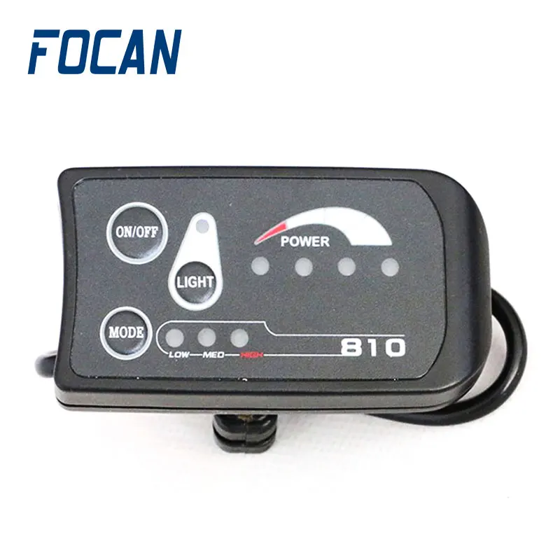 Electric Bicycle LED Power Battery Meter Display