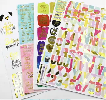 

ZFPARTY Believe yourself Lovely Sticker set for Scrapbooking DIY Projects/Photo Album/Card Making Crafts