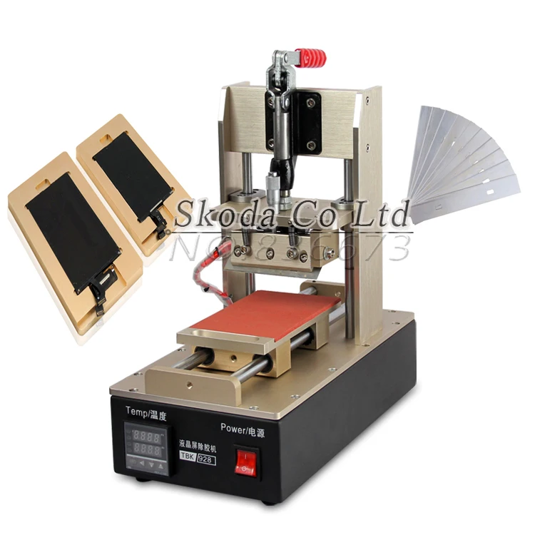 

LCD Touch Screen Glue Remove Machine+2pcs glue remove mould remove OCA UV Glue Polarizing for iPhone Sasmung