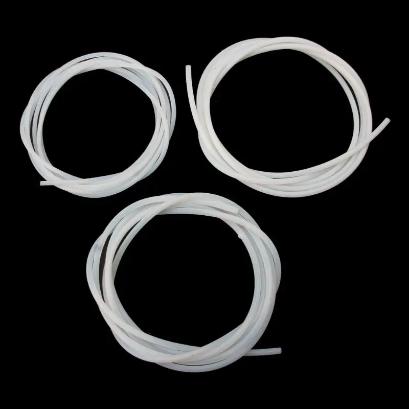 

3D Printer 2m PTFE Tube Teflon PiPe J-head Bowden RepRap Extruder for V5 V6 1.75mm 3.0mm Filament ID2mm 4mm Teflon Tube