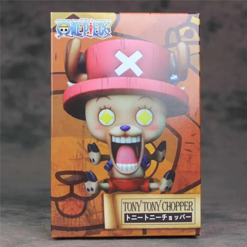 Цельный Тони Чоппер Звездные глаза детство Q сидящий Ver. ПВХ Фигурки OP Luffy Ace