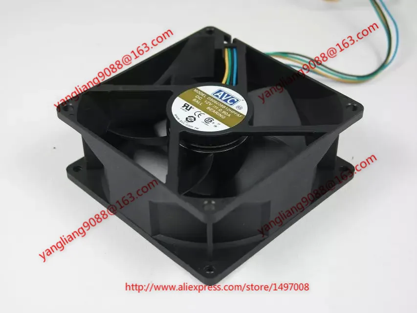 

Вентилятор охлаждения сервера AVC DS09238B12HPFAF DC 12 В 0,90 а 90x90x38 мм