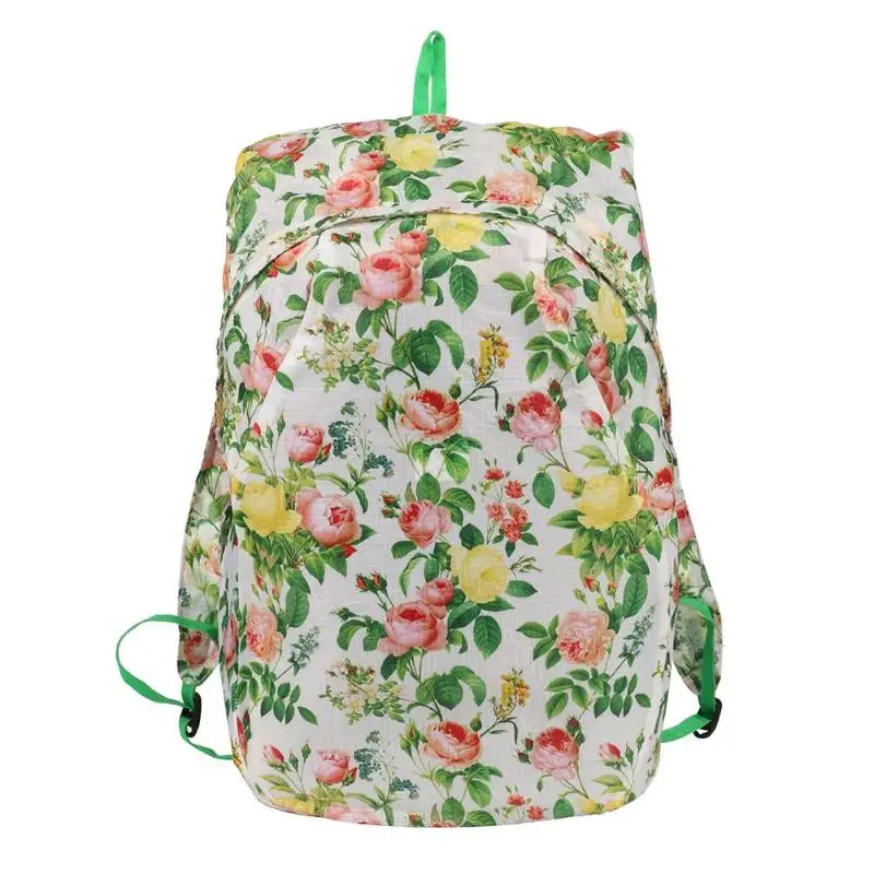 Цветочный принт складной рюкзак Водонепроницаемый школьные портфели для женщин Дорожная сумка sac dos femme сумка для Для женщин 2018