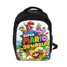 13 дюймов мультфильм Марио Bros Sonic Boom дети рюкзак в детский сад школьная сумка дети печать рюкзаки для девочек и мальчиков Mochila