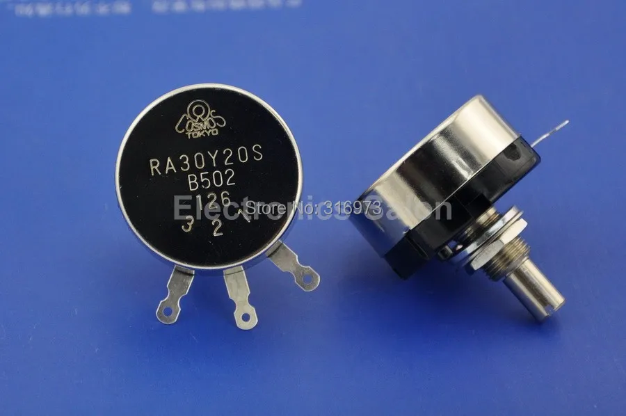 (10 шт./лот) RA30Y20S B202 COSMOS TOCOS 2K OHM 2 5 W Вращающийся проволочный потенциометр с