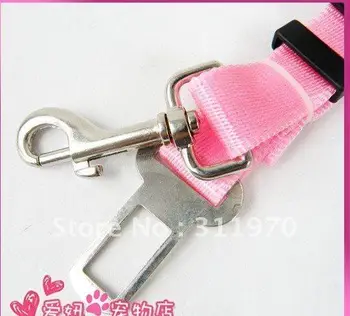 

Adjustable Pet Cat Dog Safety Leads Car Seat Belt seatbelts high quality100pcs/lot