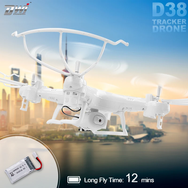 

Camera Drone RC Quadcopter Drone 2.0MP Helicopter For Remote Control Dron 2.4Ghz 6-Axis Helicopters DWI D38